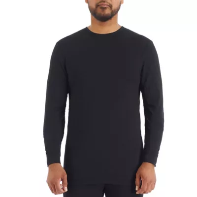 Smith's Workwear Men's Long-Sleeve Performance Knit Super Soft Crew Neck Shirt