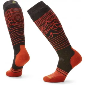 Snowboard Full Cushion Iguchi Pattern Over The Calf Socks