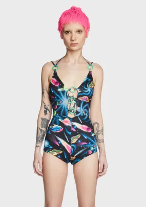 Space Odyssey O-Ring Romper-