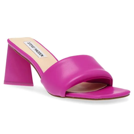 Steve Madden Clear-Sky Magenta Recycled PU Sandals