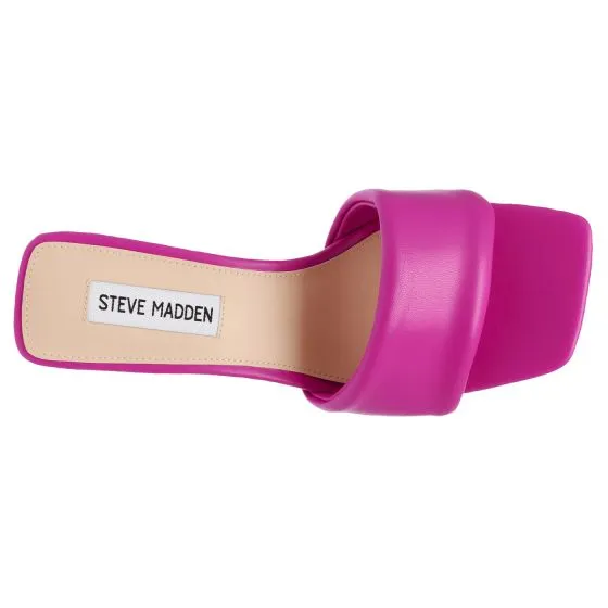 Steve Madden Clear-Sky Magenta Recycled PU Sandals