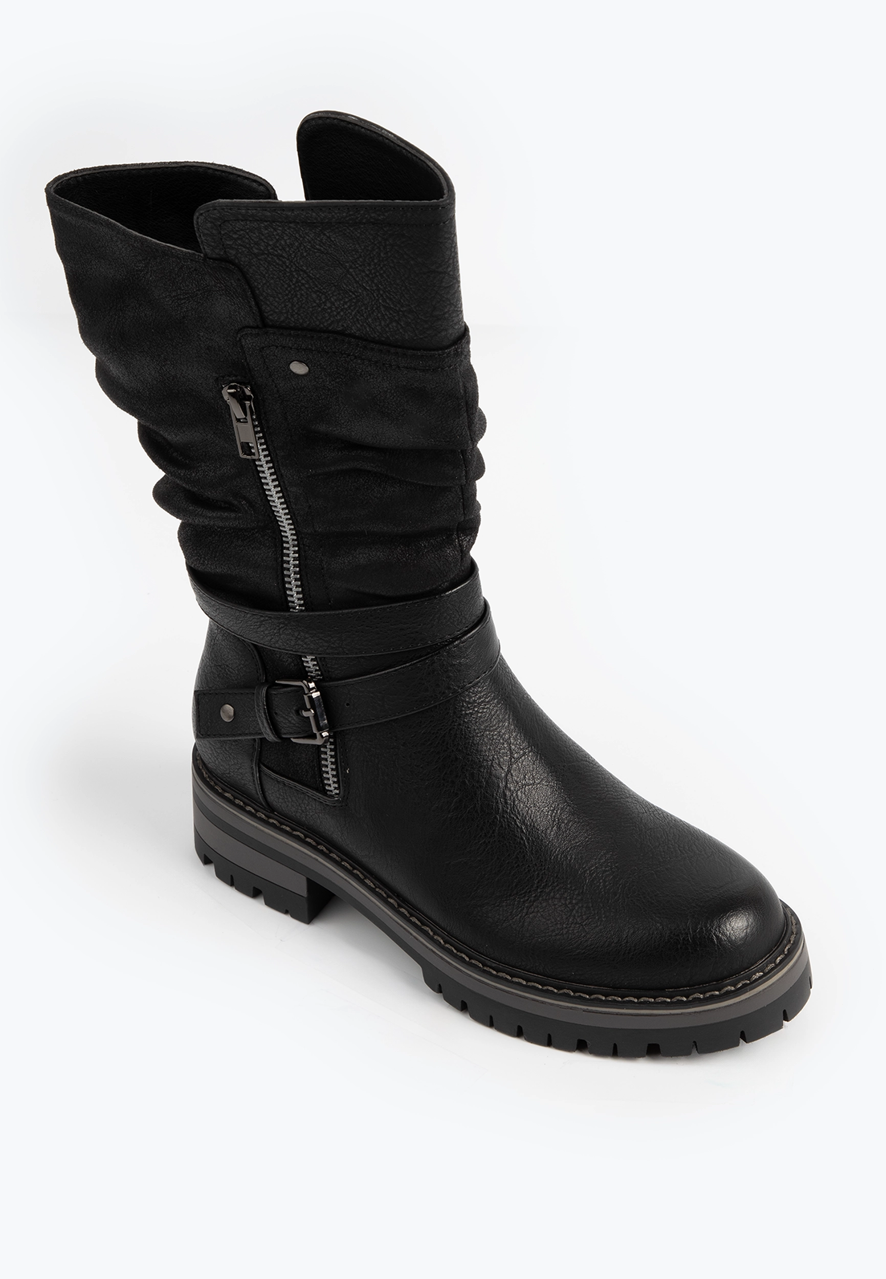 SuperCush Blaire Mid Shaft Moto Boot