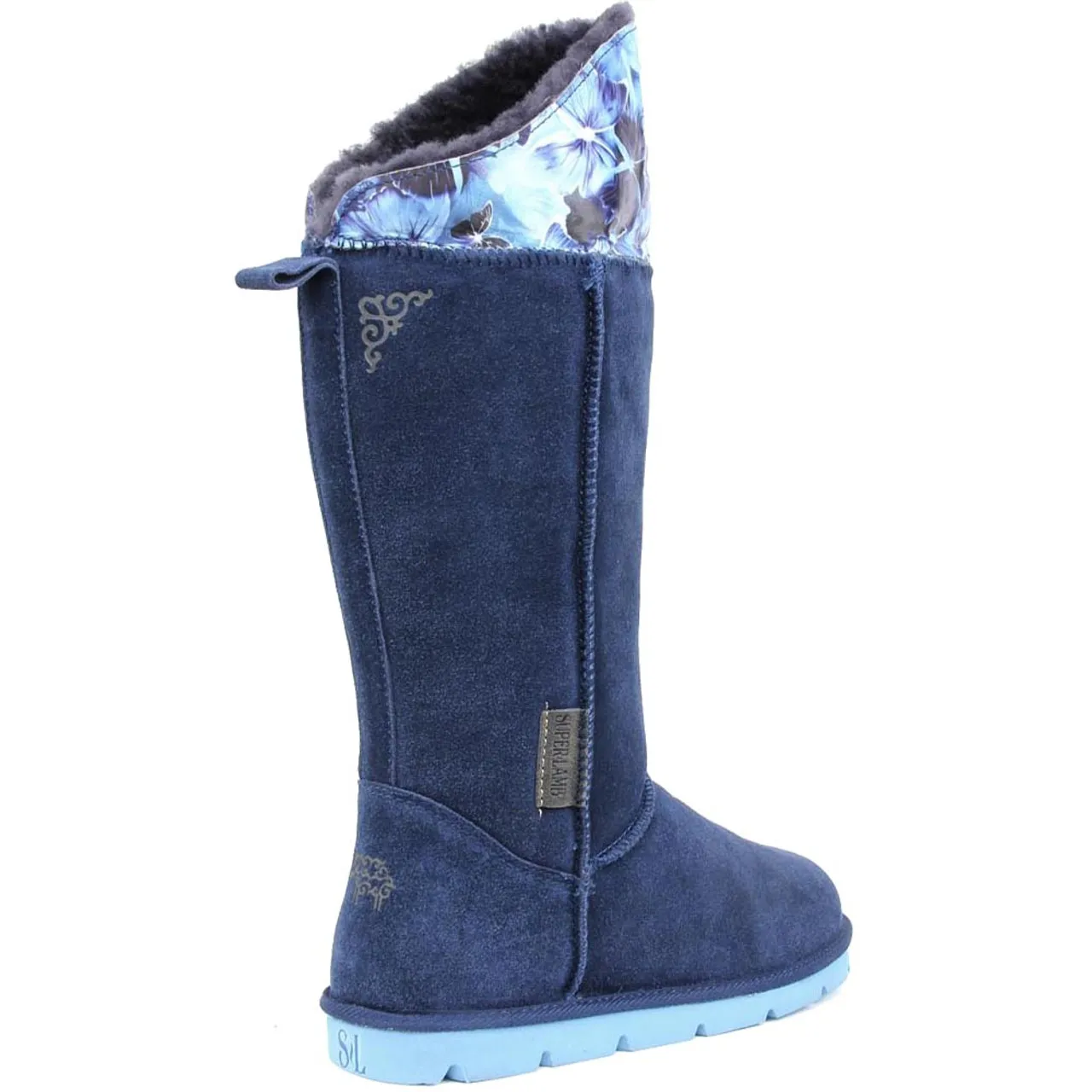 Superlamb Women's Mongol Boot - Blue