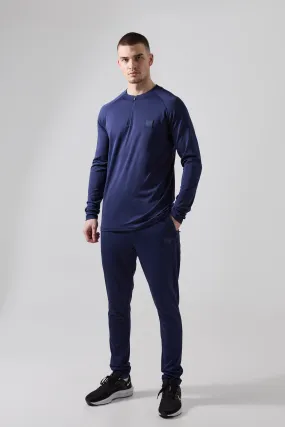 Tall Man Active Skinny Crew Neck 1/4 Zip Tracksuit