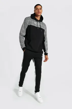 Tall Man Roman Tape Jacquard Tracksuit