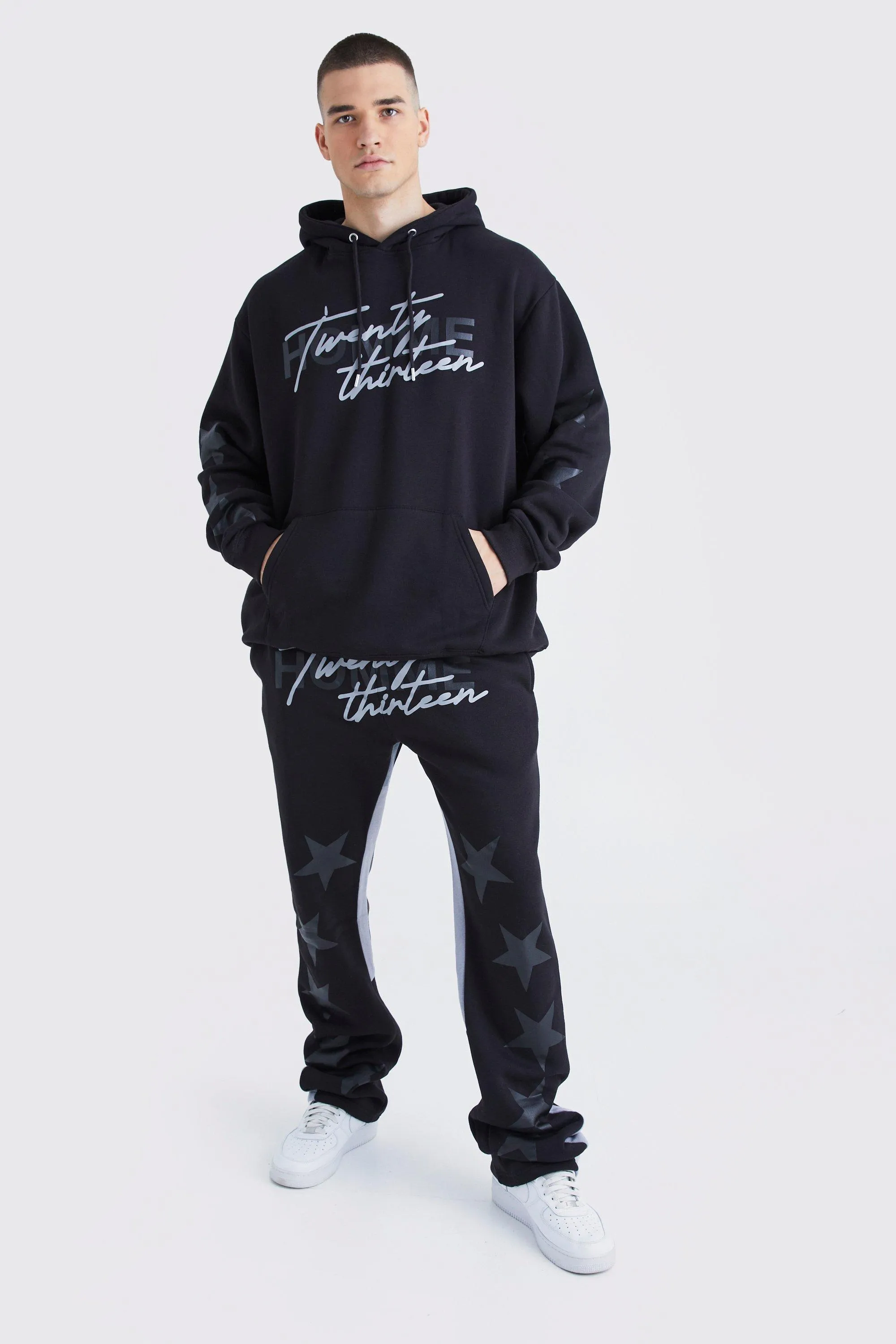 Tall Oversized Star Homme Tracksuit