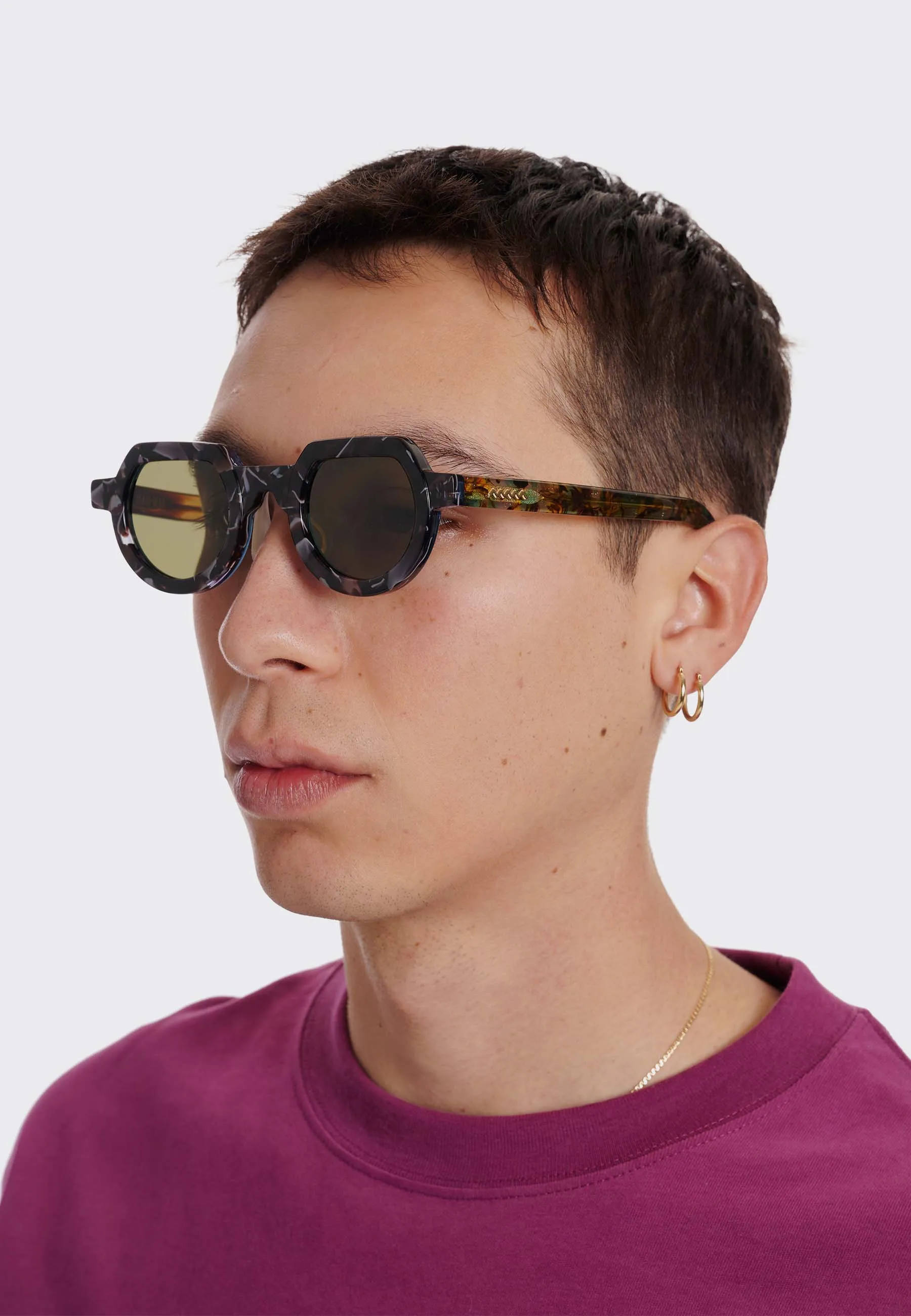 Tani Sunglasses - Triple/Green