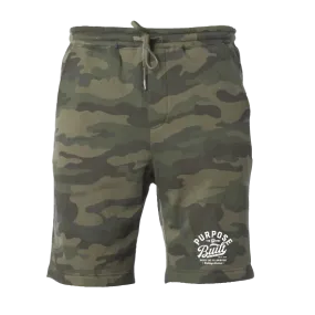 The Script Fleece Shorts, Forest Camo