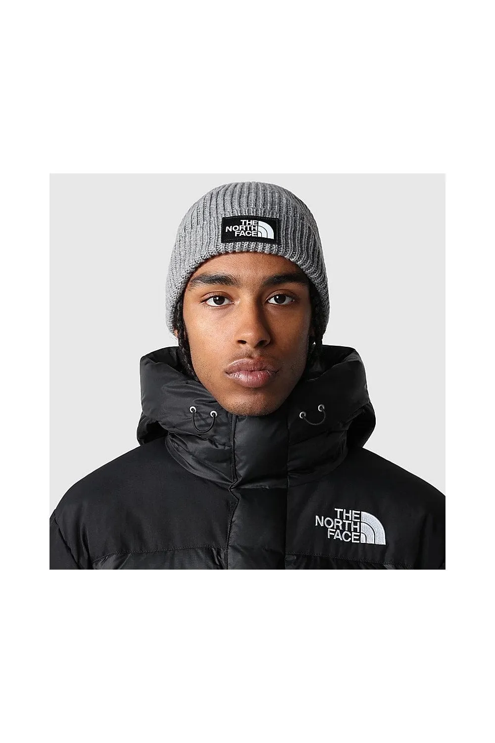 TNF Logo Box Cuffed Beanie - Reg