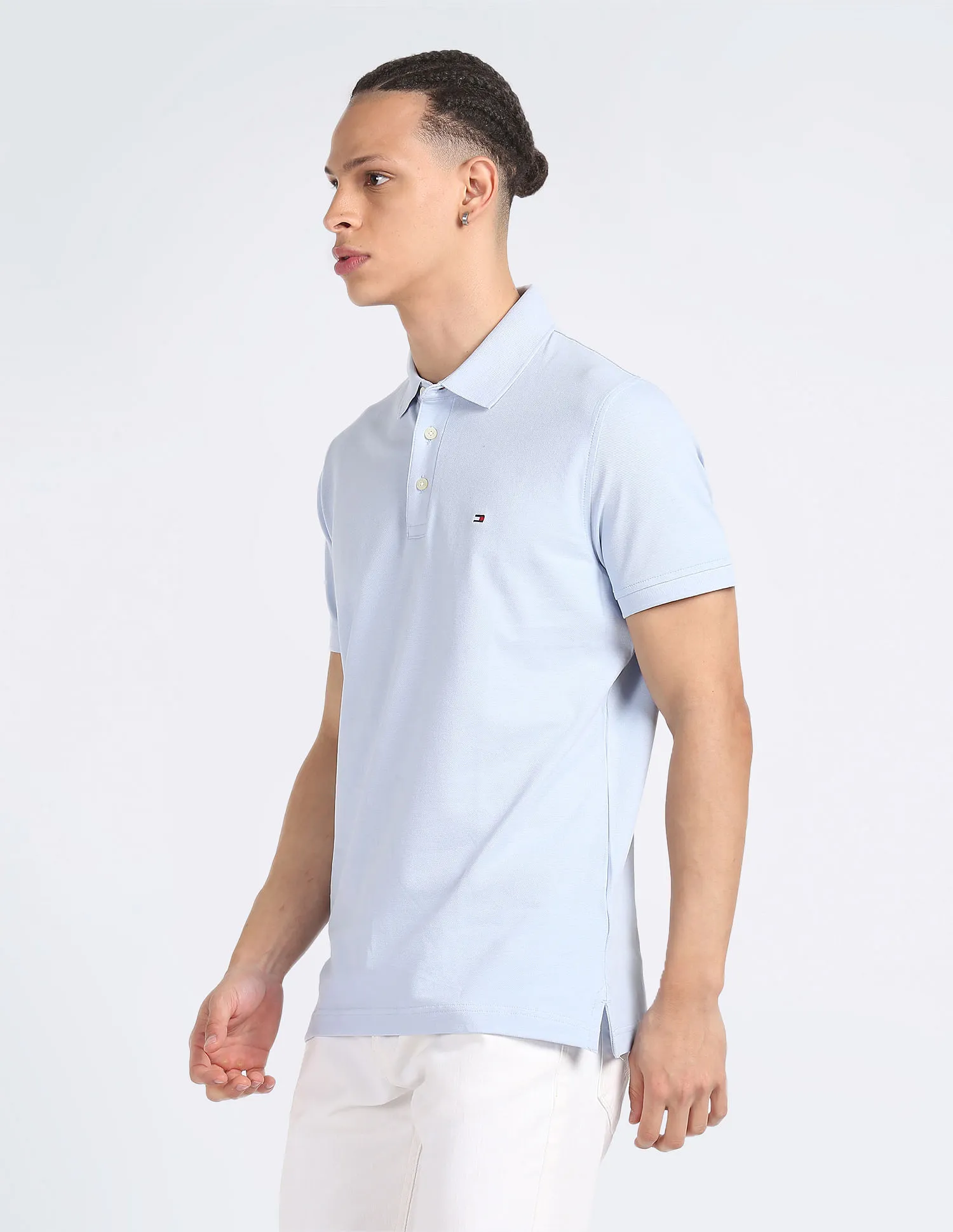 Tommy Hilfiger Solid Stretch Polo Shirt