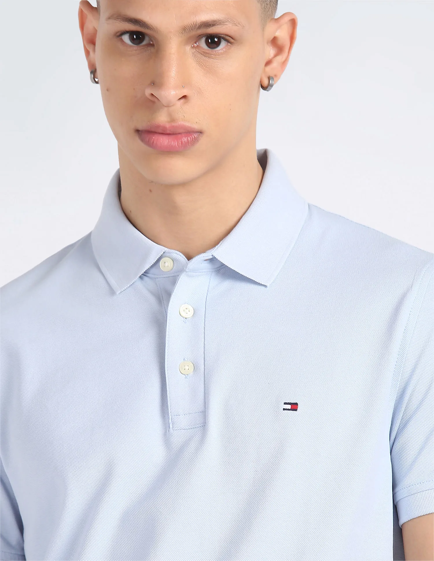 Tommy Hilfiger Solid Stretch Polo Shirt