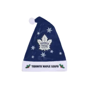 TORONTO MAPLE LEAFS SNOWFLAKE BLUE SANTA HAT