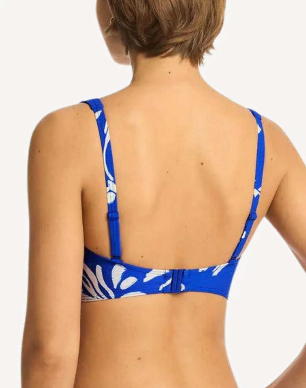 Tradewind Cobalt Cross Front Bikini Top