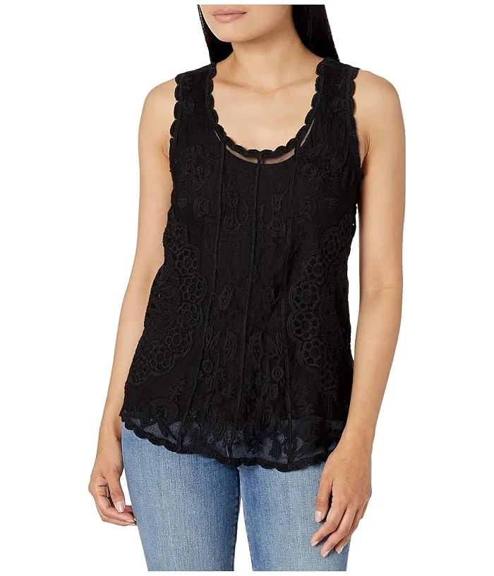 Tribal Embroidered Swing Tank Women's