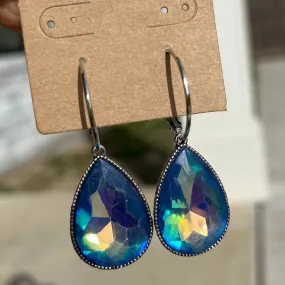 Tuscany Blue/AB Drop Earrings