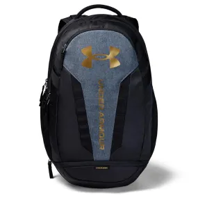 UA Hustle 5.0 Backpack ''Black/Metallic Gold''