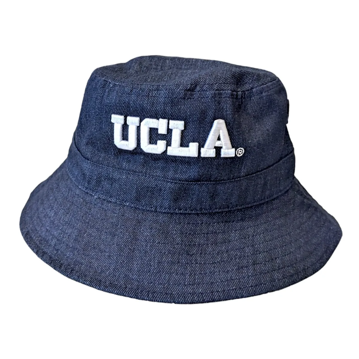 UCLA Block Denim Bucket Hat