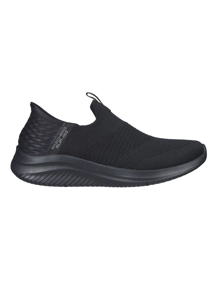 Ultra Flex 3.0 Cozy Streak Slip-ins Sneakers in Black