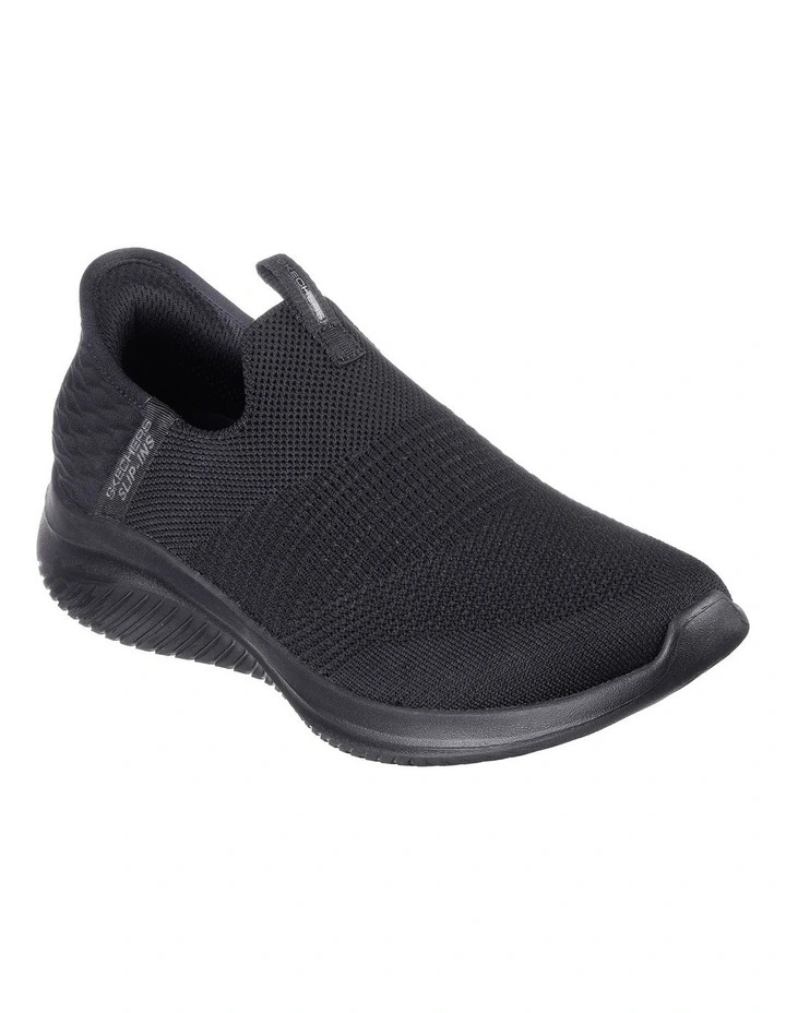 Ultra Flex 3.0 Cozy Streak Slip-ins Sneakers in Black