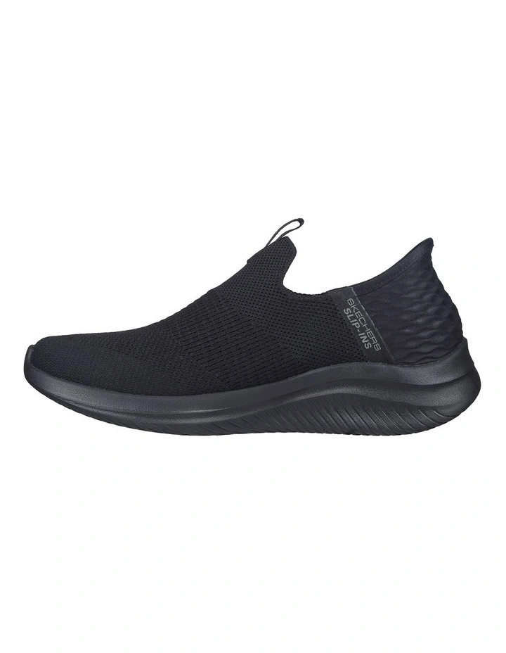 Ultra Flex 3.0 Cozy Streak Slip-ins Sneakers in Black