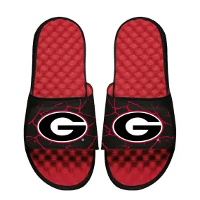 Unisex ISlide Red Georgia Bulldogs Shattered Slide Sandals