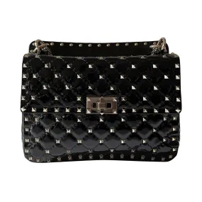 Valentino Rockstud Spike Medium Chain Shoulder Bag