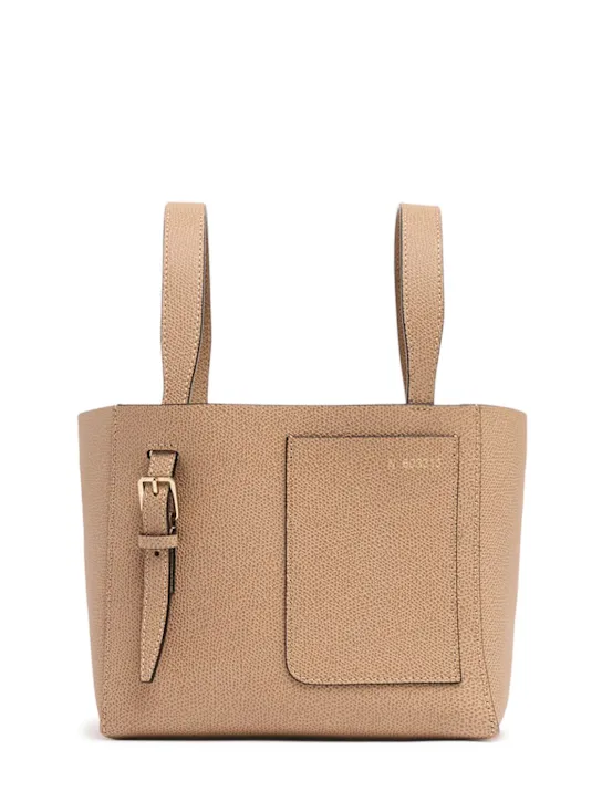 Valextra   Mini bucket leather top handle bag 