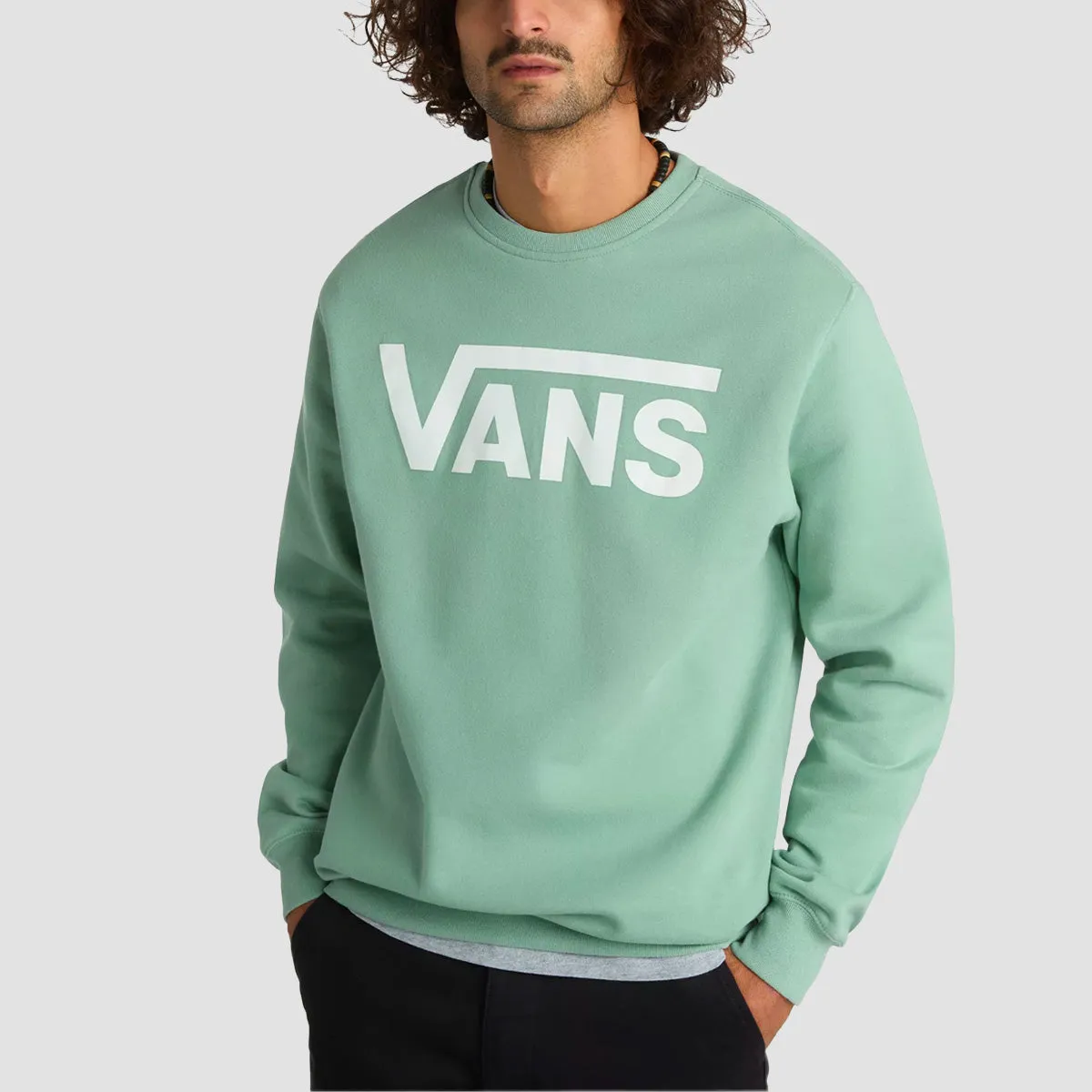 Vans Classic II Crew Sweatshirt Iceberg Green