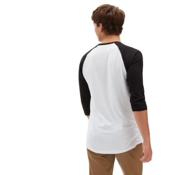 Vans Classic Raglan T Shirt - White/Black