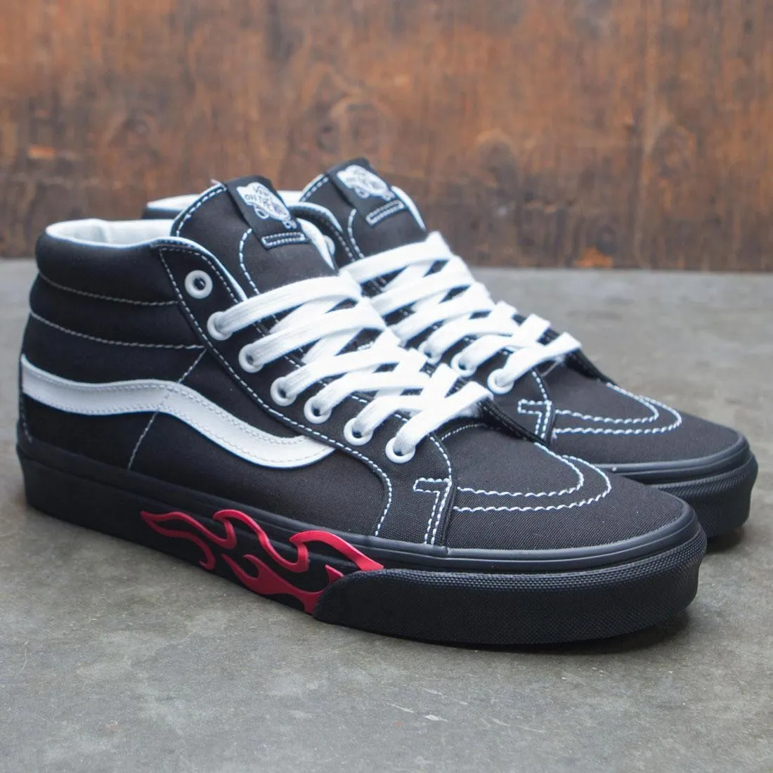 Vans Men SK8-Hi Mid (black / flames)