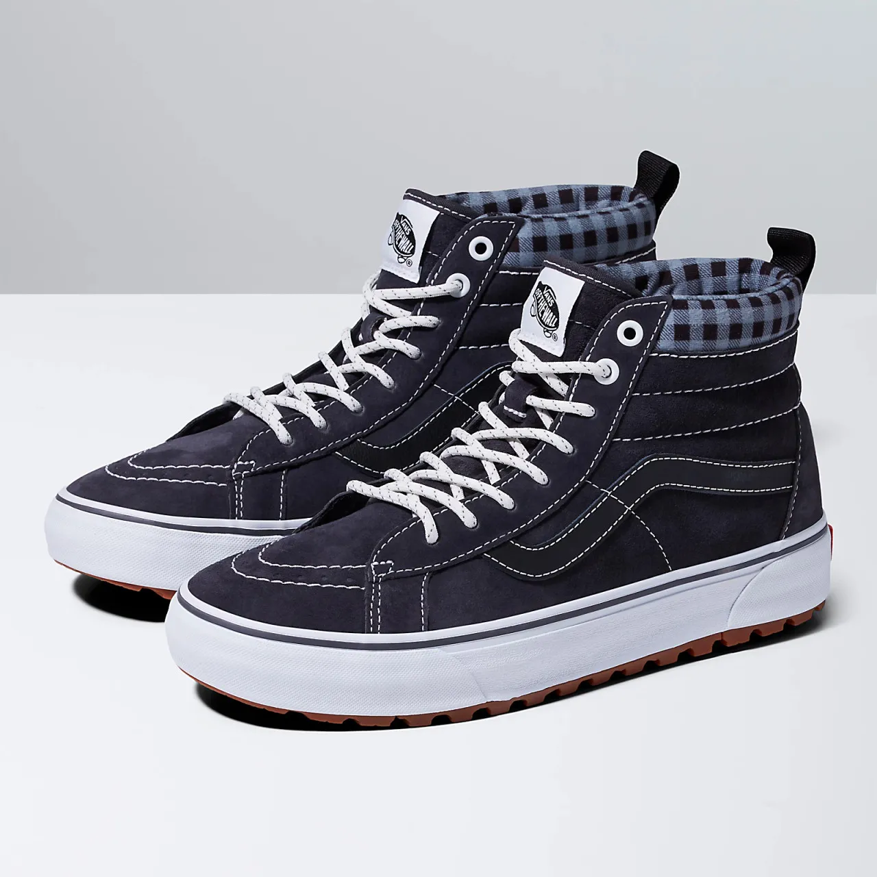 Vans Sk8-Hi MTE-1 Plaid Grey/White