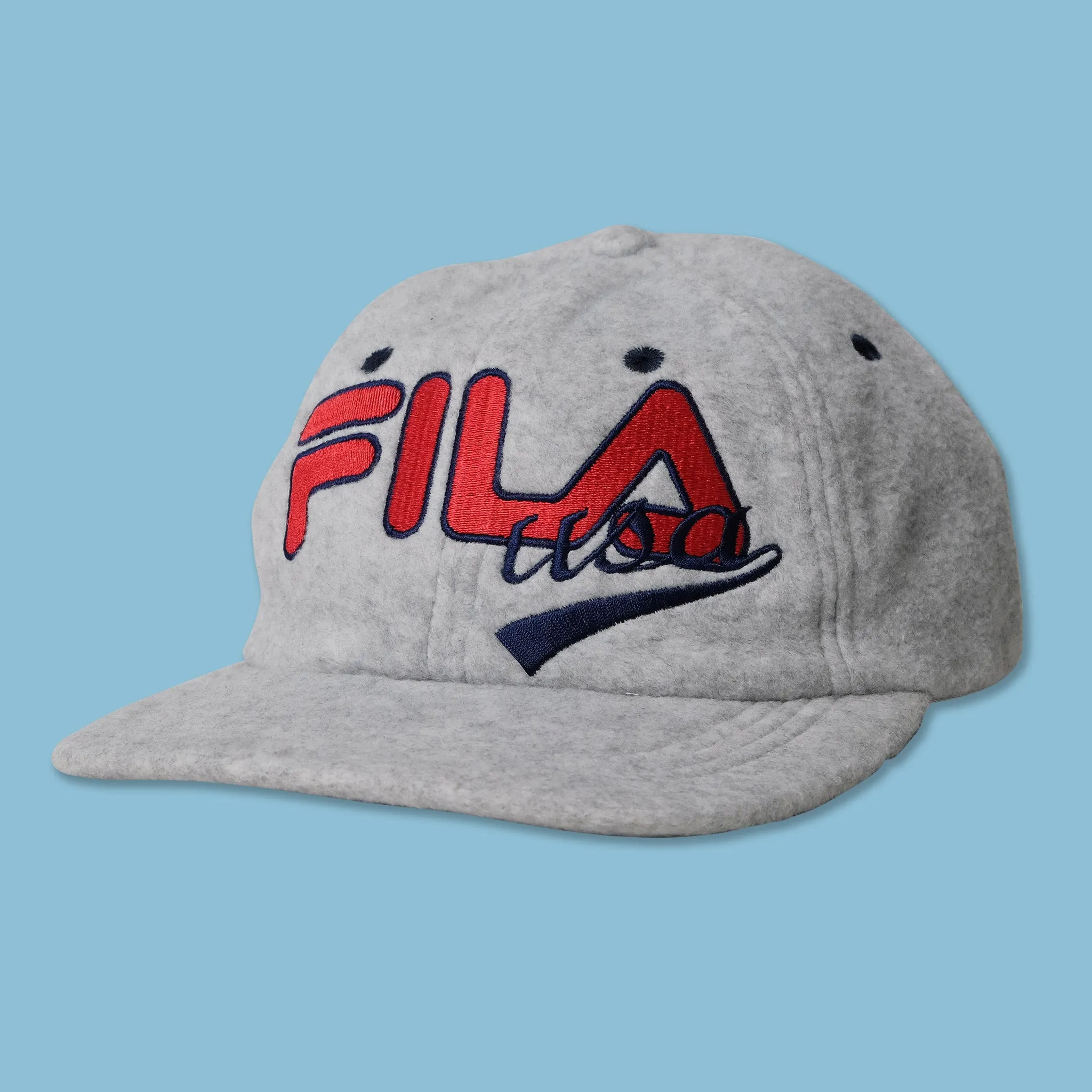 Vintage DS Fila USA Fleece Strapback