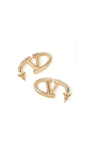 Vlogo The Bold Edition Metal Earrings - Gold