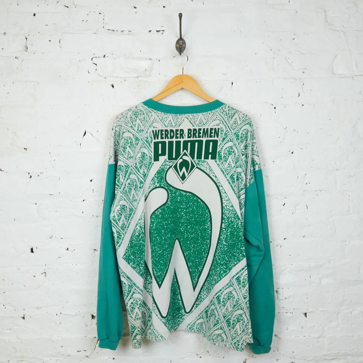 Werder Bremen Puma 90s Sweatshirt - Green - XXL