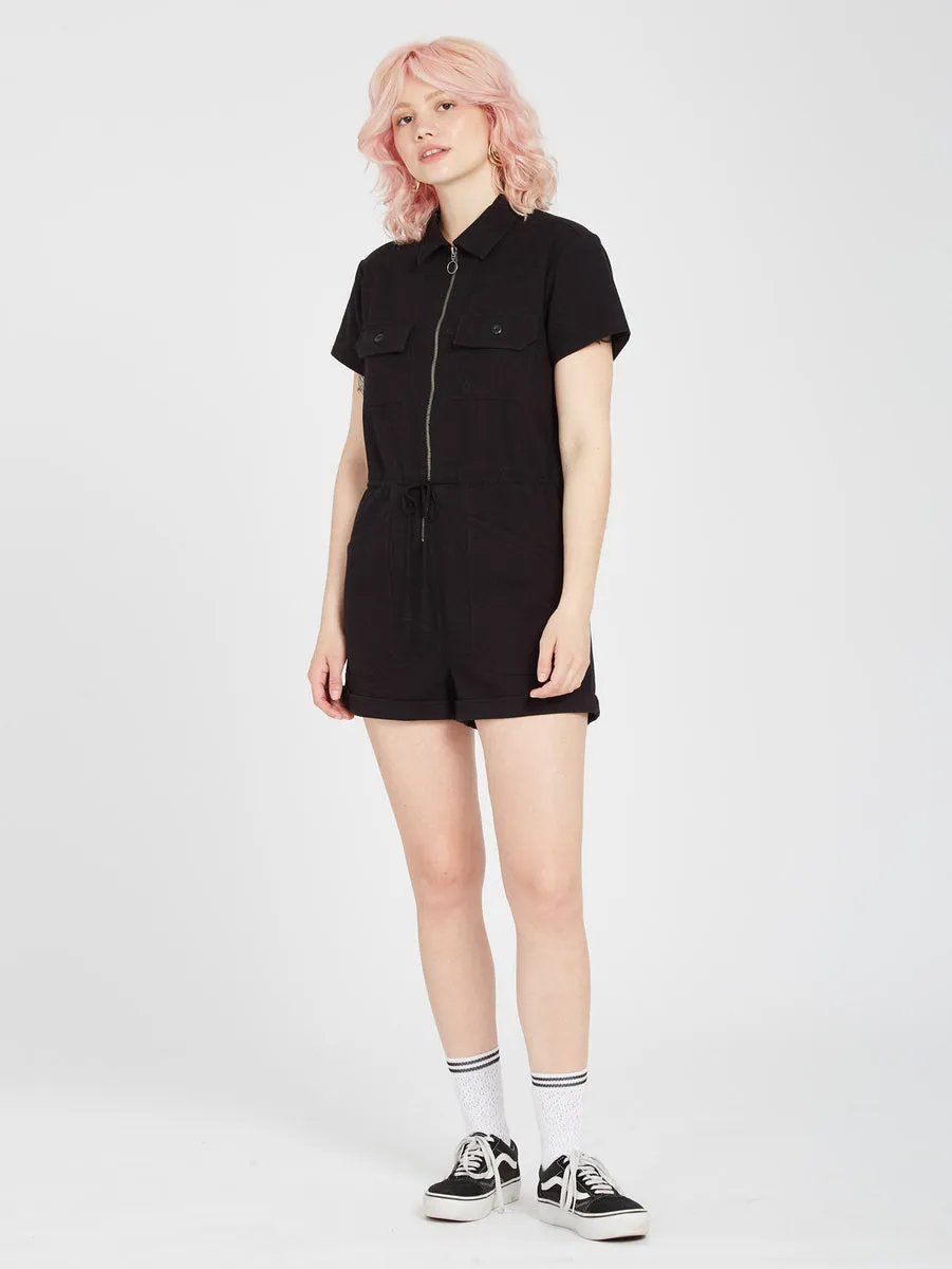 Wheelfrite Romper - BLACK