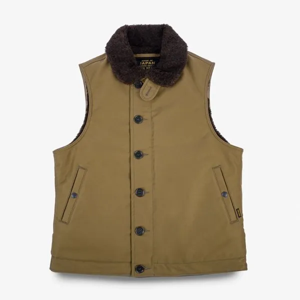 Whipcord N1 Deck Vest - Khaki