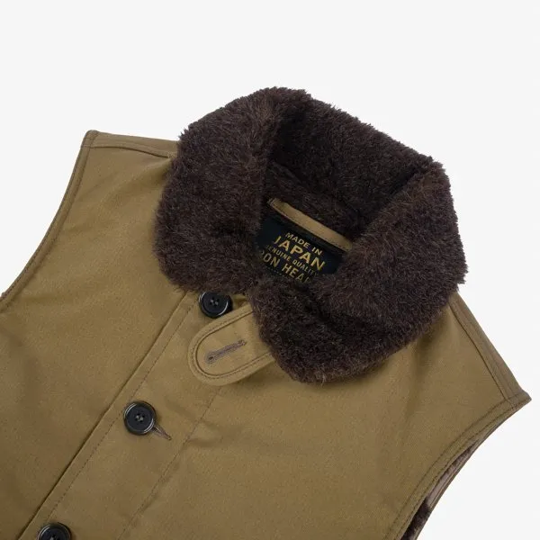 Whipcord N1 Deck Vest - Khaki