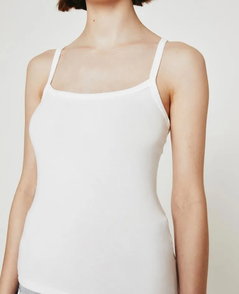 WITTNEY TANK IN EX-WHITE