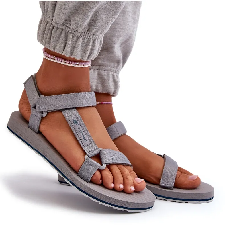 Women's Sports Sandals 4FRSS24FSANF054-20S Gray grey