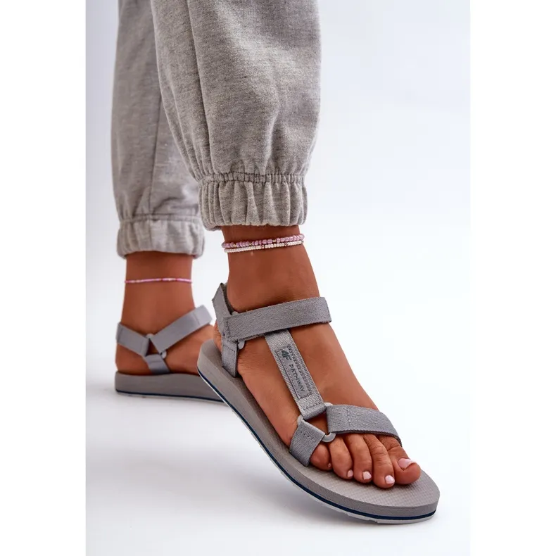 Women's Sports Sandals 4FRSS24FSANF054-20S Gray grey