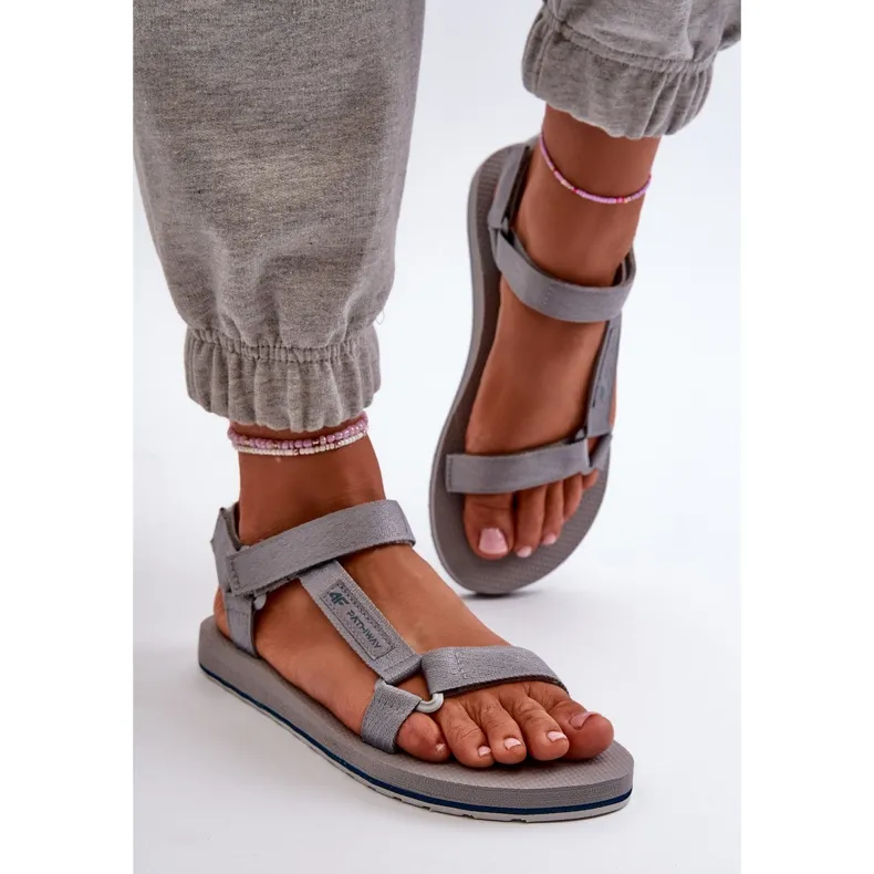 Women's Sports Sandals 4FRSS24FSANF054-20S Gray grey