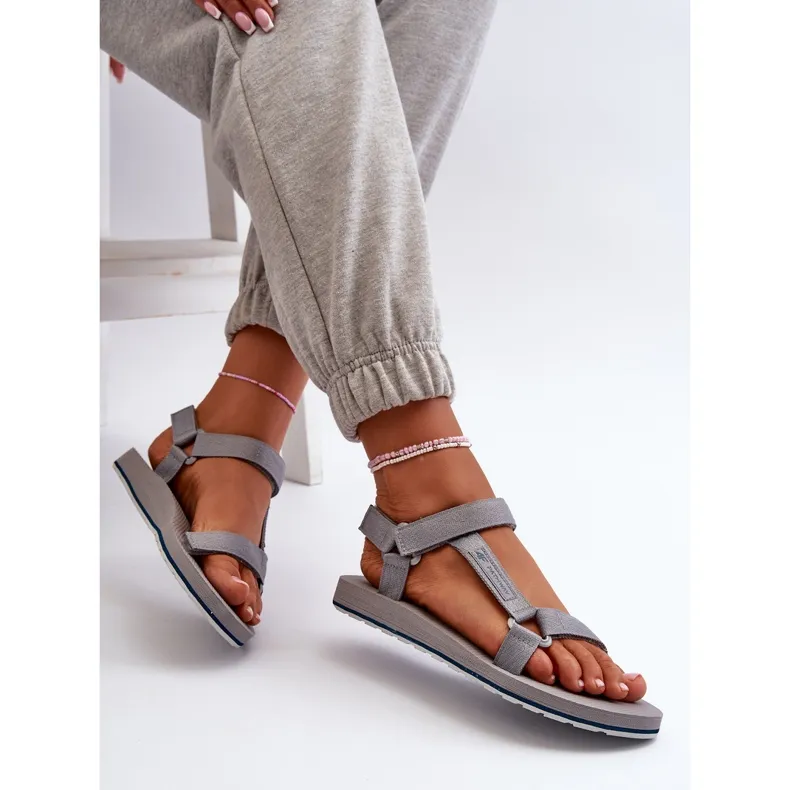 Women's Sports Sandals 4FRSS24FSANF054-20S Gray grey