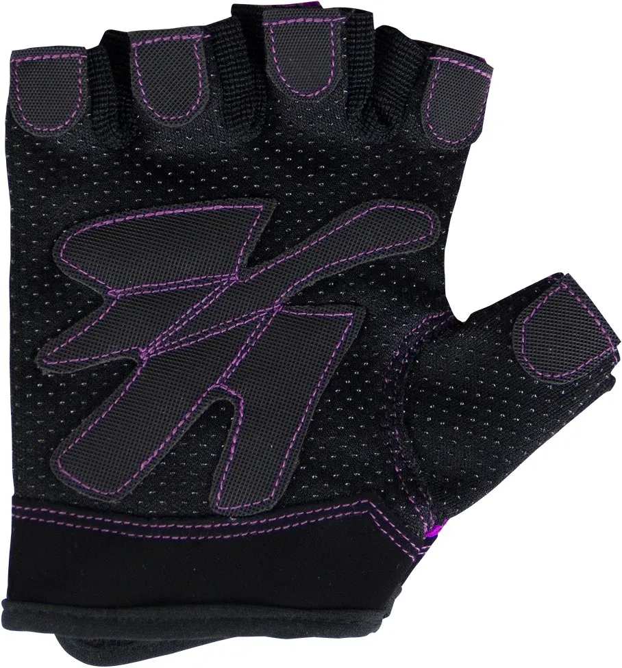 Women's Fitness Gloves - Black/Purple - L Gorilla Wear