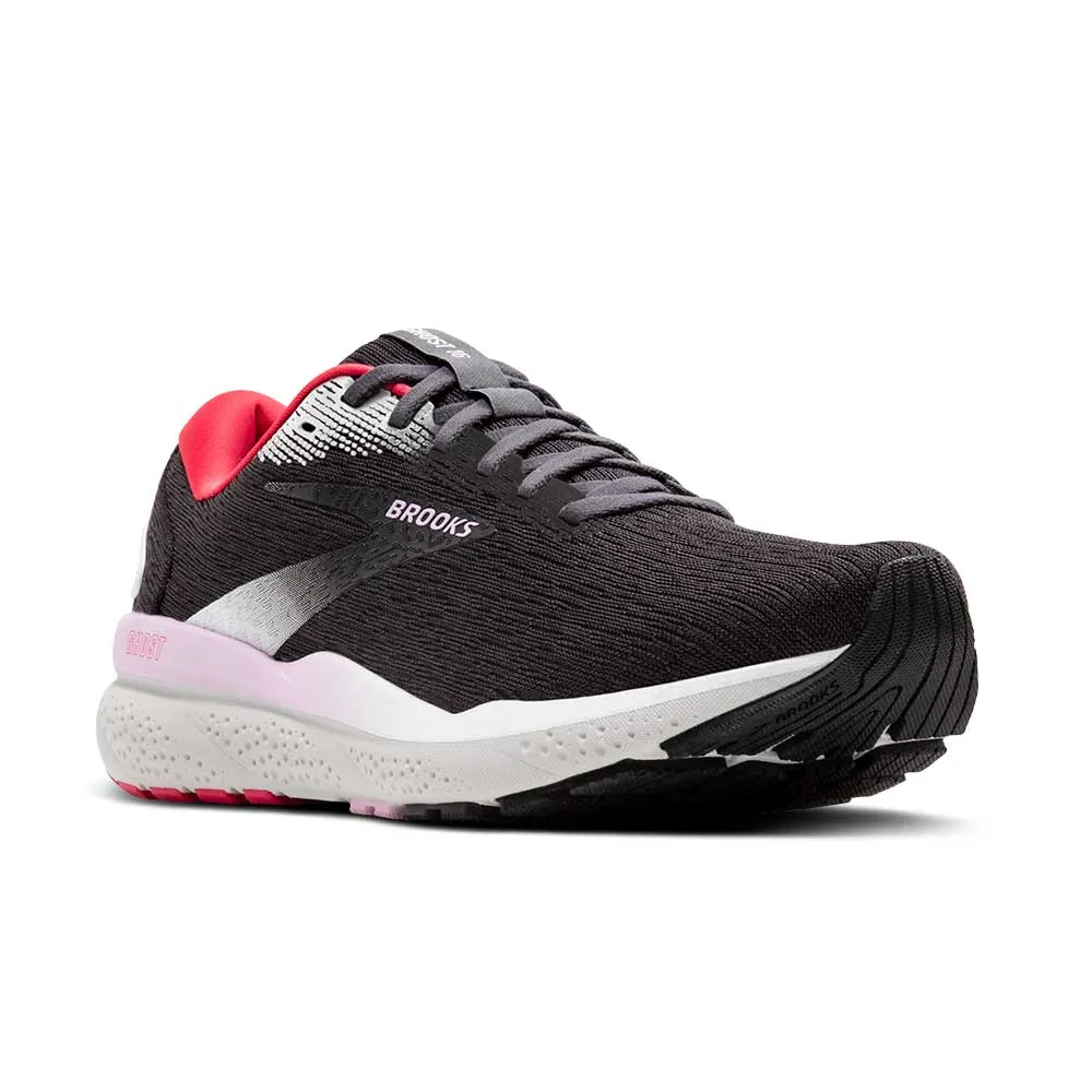 Women's Ghost 16 Running Shoe - Black/Ebony/Raspberry - Regular (B)