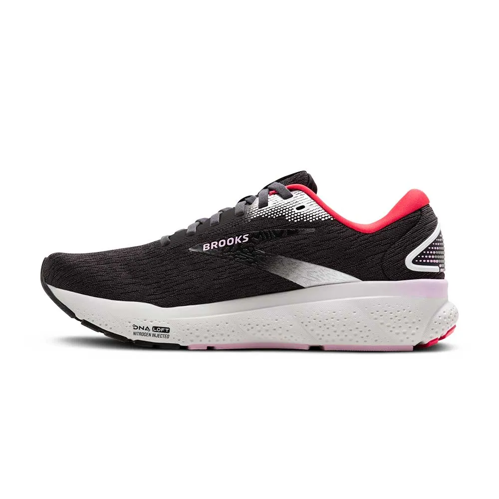 Women's Ghost 16 Running Shoe - Black/Ebony/Raspberry - Regular (B)