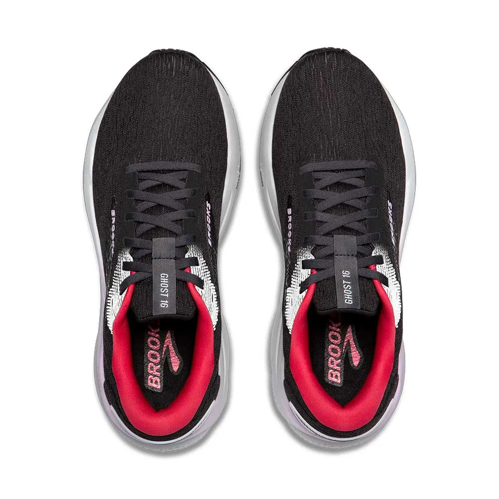 Women's Ghost 16 Running Shoe - Black/Ebony/Raspberry - Regular (B)