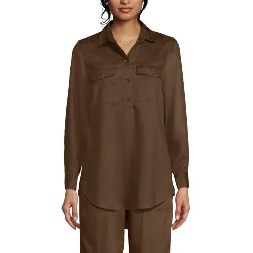 Women's Lightweight TENCEL Popover Tunic