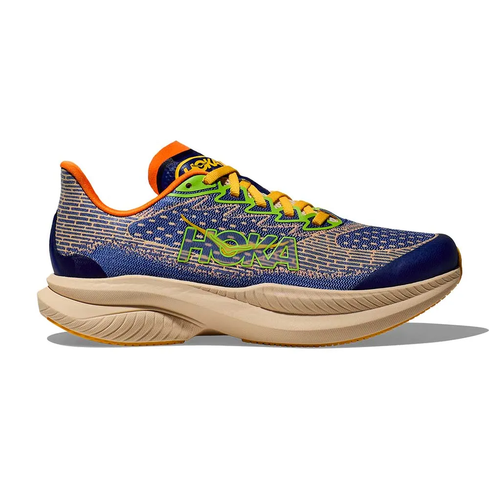 Youth Mach 6 Running Shoe - Ultramarine/ Electric Tangerine - Regular (M)