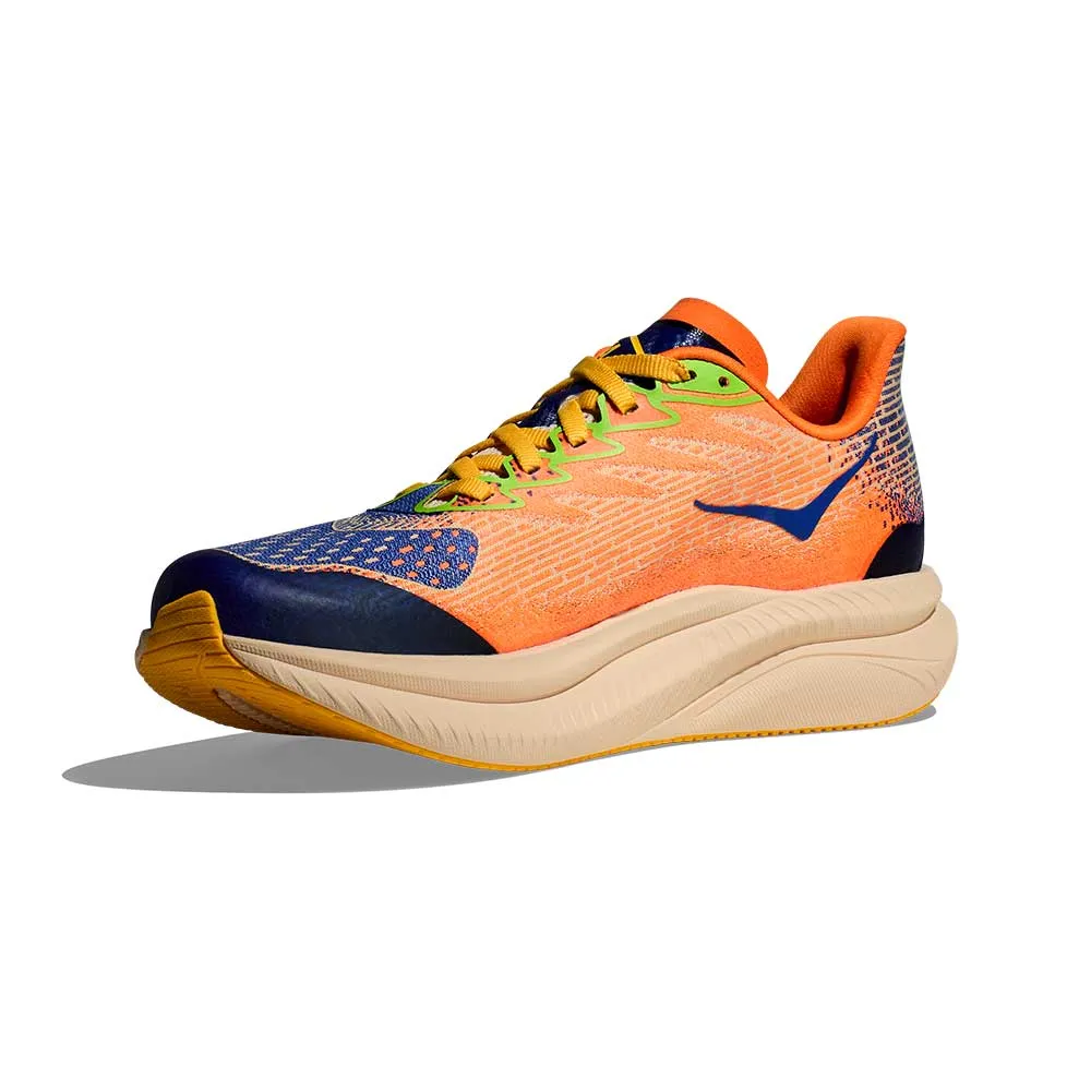 Youth Mach 6 Running Shoe - Ultramarine/ Electric Tangerine - Regular (M)