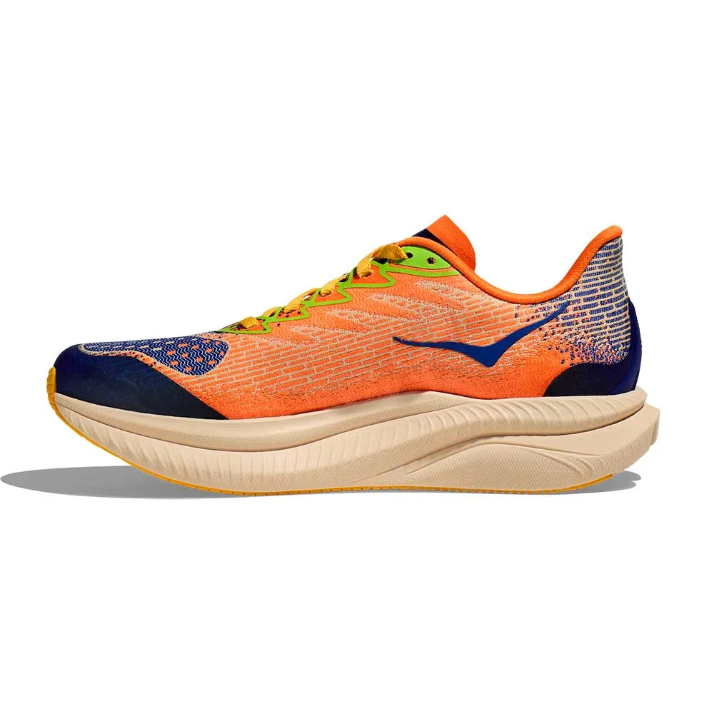 Youth Mach 6 Running Shoe - Ultramarine/ Electric Tangerine - Regular (M)